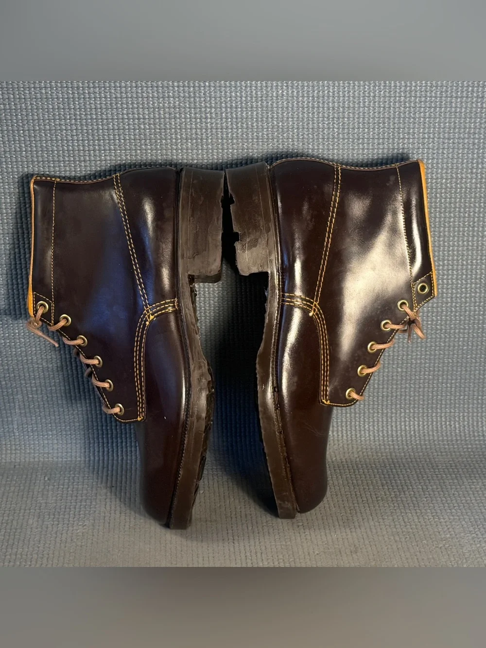 Dutch Military Surplus Leer Continental Boots Men’s Size 8.5